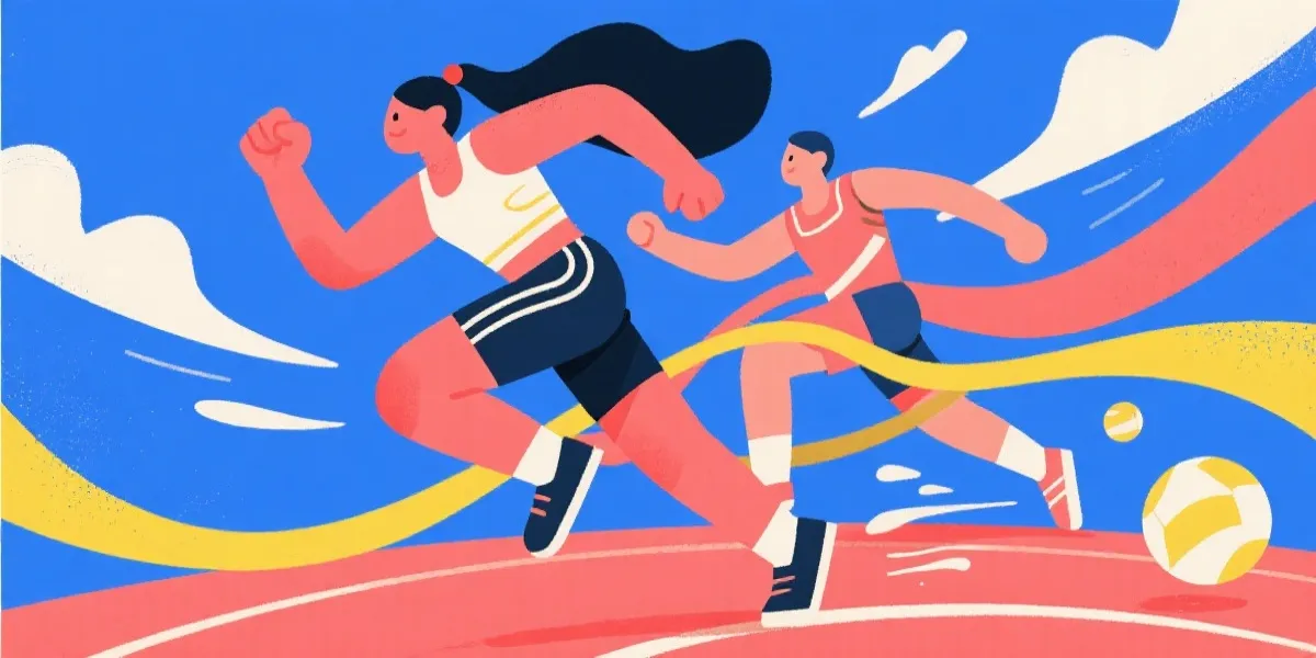 B体育·运动主题插画